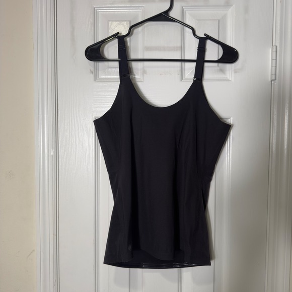 Honeylove Shapewear Tank XL Black Built In Bra Compression Cami Adjustable Strap - Picture 7 of 7